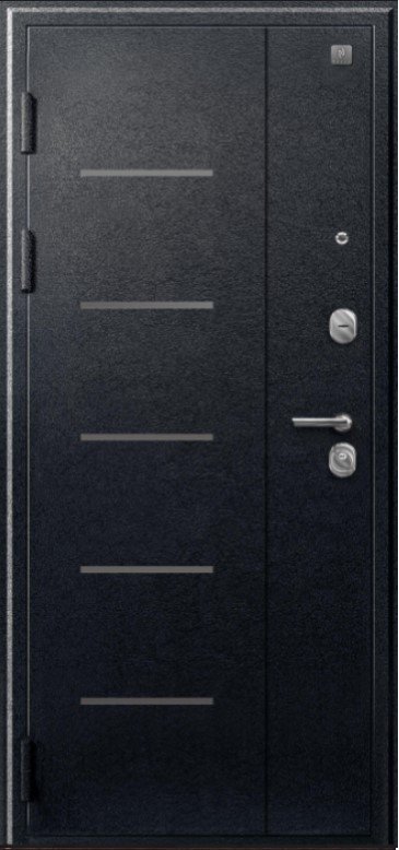 Товар Дверь V-07 Черный муар - Темная лиственница DIS007349