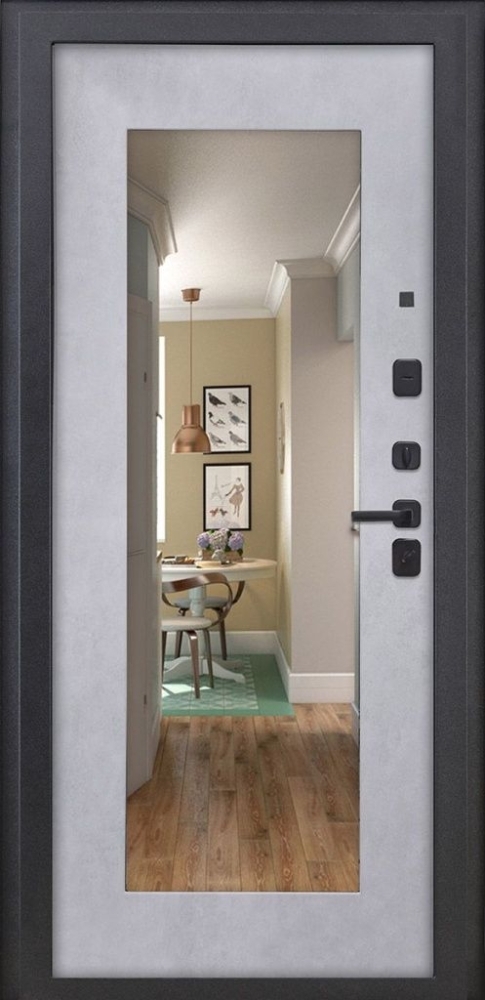 Товар Дверь ДвериПРО L-Термо серебро ФЛЗ-603 Бетон снежный DPRO195644