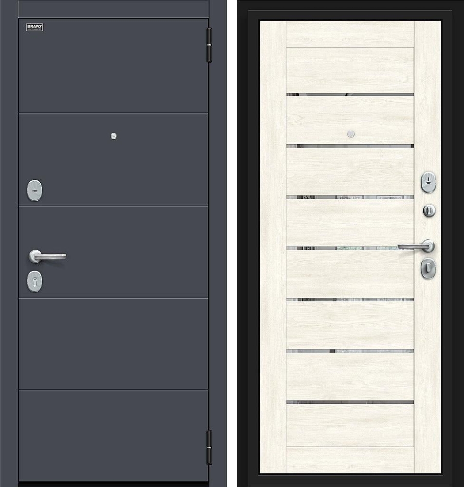 Дверь Прайд Kale Graphite Pro/Nordic Oak BR4692