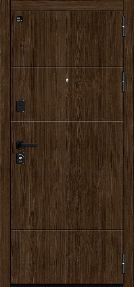Дверь Райт/SBlack Pecan/Cappuccino Melinga BR6387