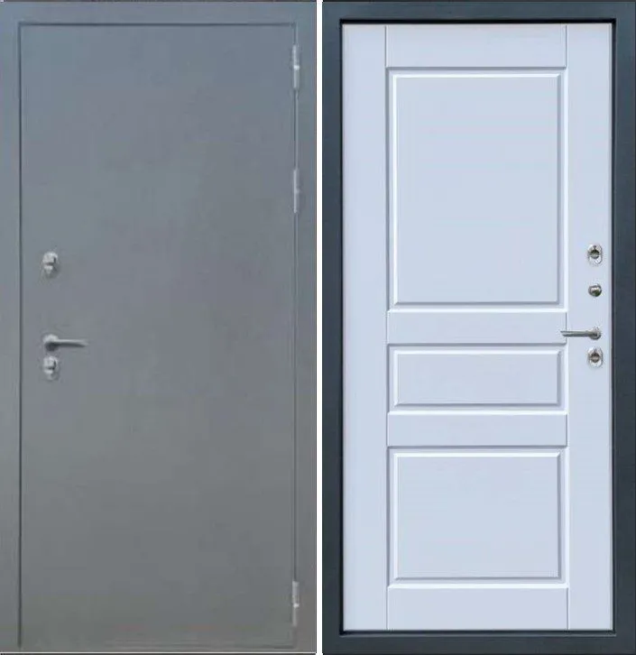 Дверь СТРАЖ Т-20 ТЕРМО VELLUTO BIANCO DIS007267